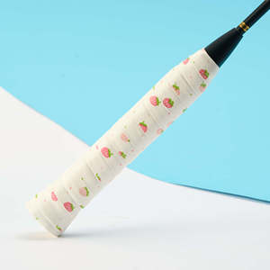 Bande adhésive antidérapante pour raquette de badminton imprimée de dessins animés, super absorbante, adhérente, pour raquettes de tennis, de pickleball et de squash - Product Image 2