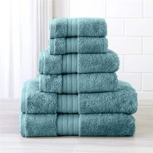 Juego de Toallas de Baño de Algodón Orgánico 100% de Lujo, Calidad Premium, Suaves y Absorbentes para Spa y Hostelería - Product Image 1