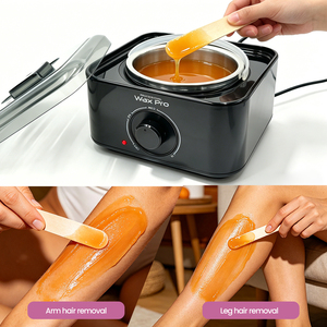 Digital Display <b>Wax</b> Heater with 38-120°C Adjustable Temperature for Hair Removal Waxing at Home or Salon - Product Image 5