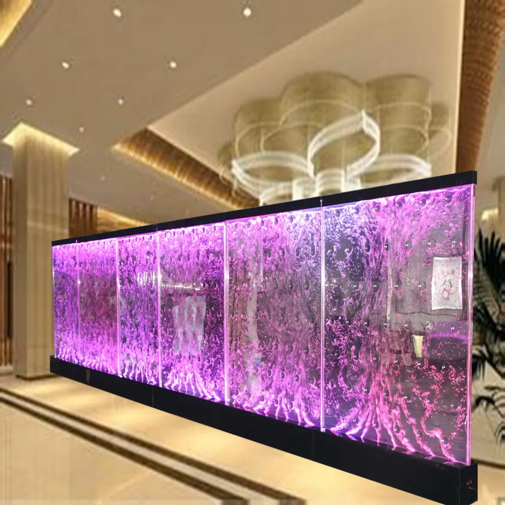 La decoración Interior artesanía suministros de agua led de pared habitación divisores de pantallas