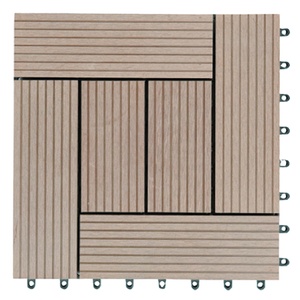 Baldosas de <span class=keywords><strong>Patio</strong></span> Encajables de WPC Ecológicas, Antimoho, Anticorrosión, para Exteriores, para Renovación de Balcones, de Fácil Montaje - Product Image 1