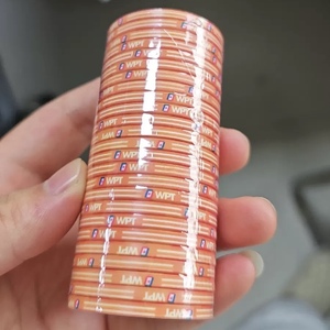 Jetons de poker en céramique de haute qualité, durables, collection européenne, 10g, avec logo personnalisé, design Monte Carlo, utilisation universelle - Product Image 4
