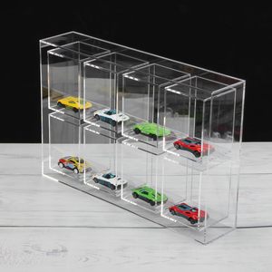 Acrylic Máy tính để bàn tổ chức rõ ràng Acrylic hiển thị trường hợp hành động con số Anime figurine mini đồ chơi 8 lưới bộ sưu tập hộp hiển thị - Product Image 4