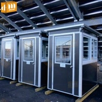 Cabine de sécurité modulaire préfabriquée durable en EPS, abri extérieur, poste de garde portable à vendre