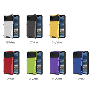 DIOUSI Custodia per telefono a portafoglio con slot per carte di credito per iPhone 12 Pro Max <span class=keywords><strong>11</strong></span> X XR SE - Product Image 6