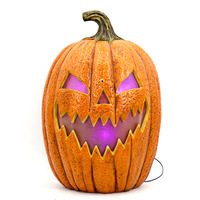 Lanterne Citrouille Crâne à Induction Électrique pour Halloween, Contrôle Vocal, pour Maison Hantée, Chambre, Bar, Parc d'Attractions, Produit Transfrontalier