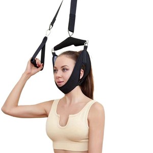 Cervical <b>Traction</b> Belt Portable <b>Neck</b> Stretcher Head Support Manual Therapy Aid Home Use - Product Image 5