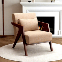 Fauteuil de salon en bois massif en gros, style moderne, nouvelle arrivée, haute qualité, fauteuil de salon, chambre à coucher