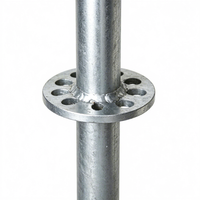 Échafaudage Ringlock vertical Q345B résistant à la corrosion avec extension de hauteur et diagonale standard pour support de coffrage de pont