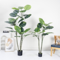 Plante artificielle en plastique Epipremnum Aureum en pot, décoration intérieure pour bureau, jardin, maison, plantes artificielles, plantes factices
