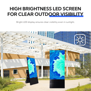 Pour COSUN Ultra-mince Portable LED publicité écran bannière extérieur kiosque de signalisation numérique pour ascenseur IP65 évalué au détail - Product Image 2