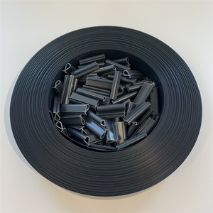 4.6cmx50m 100 <strong>Clips</strong> Hard PVC Strip Screen <strong>Fence</strong> for Garden Chain Link Weave Occultation PVC Kit Rigid Panel - Product Image 4