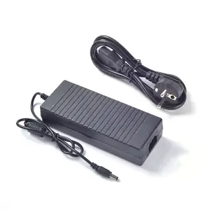 Adaptor Dc Desktop CE FCC bersertifikat, 12V 24V 2A 3A 4A 5A 6A 10A dengan colokan EU AU US UK