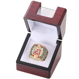 QIUZHEN <span class=keywords><strong>NCAA</strong></span> Nationale Collegiate Atletiek 1964-2020 Seizoen Alloy Alabama Team American Football Crimson Red Kampioenschap <span class=keywords><strong>Ring</strong></span> - Product Image 5