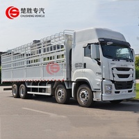Camion de fret lourd diesel ISUZU Giga 8X4 30 tonnes avec ridelles pour le transport de bétail et la logistique – Approvisionnement direct usine