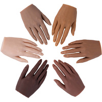 Entraînement des ongles mains réglables en Silicone, outil pour les ongles, entraînement artistique, réaliste