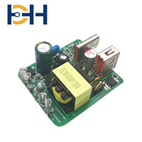 Carte de circuit imprimé (PCB) de chargeur USB-C HD-H HX-C0038 20W/25W/30W/65W 5V 3A OEM 2 OZ en cuivre