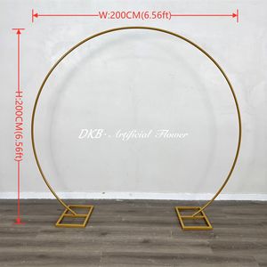 Suministros para Bodas, Nuevo Soporte de Fondo con Marco de Acero Inoxidable en Forma de Oro, Flores Realistas al Tacto, Tamaño Personalizable para Fiestas - Product Image 3