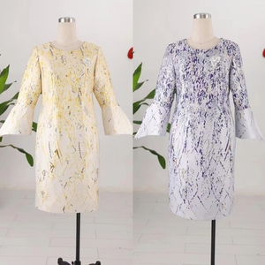 Vestidos de Verano para Mujer, Casuales, Cuello Redondo, Estampados, Elegantes, para Iglesia - Product Image 5