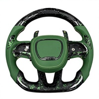 Volant en fibre de carbone forgé personnalisable pour Dodge Durango Viper, cuir Alcantara, pièces de performance