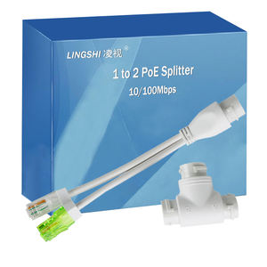 2进1出PoE分离器，带1进2出局域网连接器，用于POE网络系统防水100Mbps Poe分离器连接器 - Product Image 2