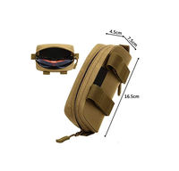 Sac de taille tactique et étui à lunettes - Tissu Oxford écologique, portable et durable pour les sports de plein air, la chasse et la pêche