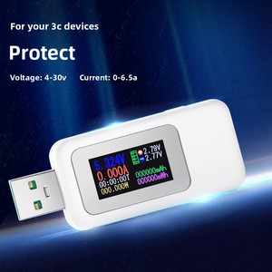 Kewei kỹ thuật số <span class=keywords><strong>USB</strong></span> Tester Charger Detector Vôn kế Ampe kế màn hình màu <span class=keywords><strong>USB</strong></span> Tester với hiển thị kỹ thuật số - Product Image 3
