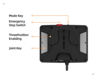Nouveau pendentif de programmation robotique avec moteur, en acier inoxydable, indice de protection IP54, câble de 5 m, léger (1,6 kg), garantie 1 an