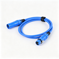 Connecteurs XLR 3 broches mâle/femelle en métal colorés pour câbles audio, équipement de sonorisation de scène et de concert