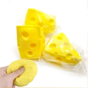 Cheese Soft Stress Relief Fidget Toys Venta caliente 2023 Anti Stress Educativo Niños Adultos Juguete Bolas Squeeze Toy