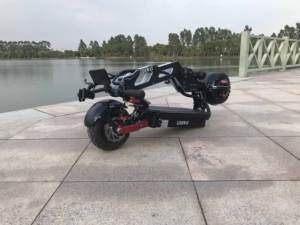 Trottinette électrique à double moteur avec siège, roues de 11 pouces, Liideway T9, tout-terrain, pour adultes - Product Image 4