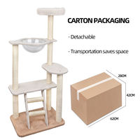 Arbre à chat en sisal beige naturel, vente en gros du fabricant