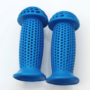 Kids <b>Bicycle</b> Handlebar Grips 22.2mm TPR Soft Honeycomb Design For Children Bikes Colorful Accessories - Product Image 3