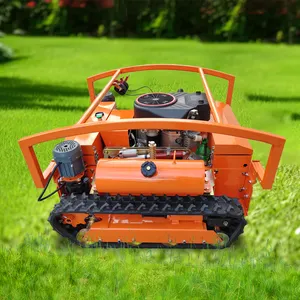 High Quality CE Approve Grass Cutting Machine Crawler Brush Cutter For Agriculture Electric Remote Control Robot Lawn Mower