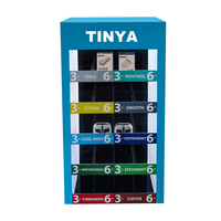 Présentoir de Comptoir LED en Acrylique à 5 Niveaux pour Sachets de Nicotine, avec Poussoir Automatique à Ressort, pour Snus - Vente en Gros et Personnalisable