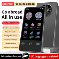 Traducteur intelligent, traducteur vocal multilingue, traducteur précis hors ligne, traduction bidirectionnelle instantanée pour les entreprises