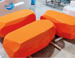 Banc d'attente <span class=keywords><strong>rond</strong></span> moderne en <span class=keywords><strong>fibre</strong></span> <span class=keywords><strong>de</strong></span> verre avec sculpture <span class=keywords><strong>pot</strong></span> <span class=keywords><strong>de</strong></span> fleurs pour aéroport, espace public, centre commercial, parc, salle <span class=keywords><strong>de</strong></span> sport - Product Image 6