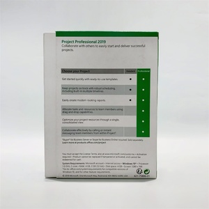 Boîte de cartes clés Project Pro 2019, activation en ligne mondiale à 100 %, multilingue, garantie de 6 mois, en stock - Product Image 4
