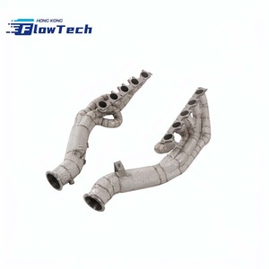 Colectores de escape rectos de longitud igual SS304 para Lamborghini Huracan EVO SFO V10 5.2L con escudo térmico - Product Image 3