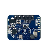 Sensor Radar Kehadiran Manusia 24GHz Mendukung Fungsi Nirkabel Modul Sensor Radar LD2410C