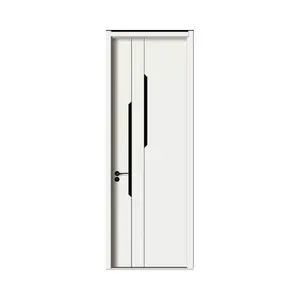 인테리어 룸 방수 문 디자인 방수 wpc 단단한 나무 문 현대 욕실 디자인 인테리어 WPC 문