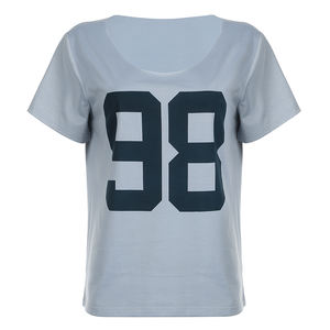 Camiseta Holgada de Punto Transpirable para Mujer, Estilo Casual y Urbano - Product Image 5