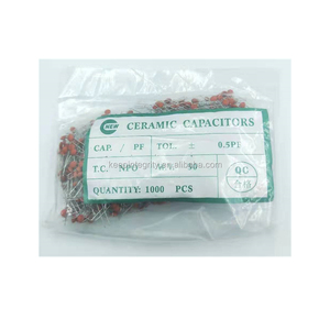 Condensador de disco cerámico BOM de alta calidad 50V 0.5pF 10pF 12pF <span class=keywords><strong>15pF</strong></span> 18pF 20pF Condensadores monolíticos Condensador cerámico multicapa - Product Image 1