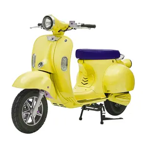 Vintage Style Retro Type EEC Motorcycle-Scooter 45 KM/H 1500W Vespa Scooter, Electric Brushless Motorcycle For Sale