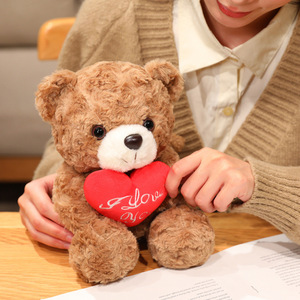 Wholesale <b>Cute</b> Love Soft Red Valentine's Day Mother's Day Gift Stuffed Anime Plush Teddy <b>Bear</b> Toy - Product Image 6