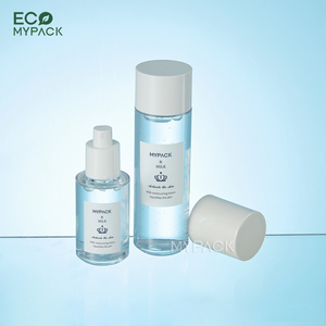 Ecomypack PETG Bộ mỹ phẩm nhựa tái chế dầu cơ thể tóc huyết thanh nhãn chai nhỏ giọt cho chăm sóc da 30ml 80ml 100ml 150ml - Product Image 5