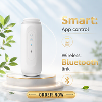 Diffuseur d'huiles essentielles sans eau, blanc, de bureau, avec commande Bluetooth via application, brume nano, parfumée, pour hôtel, bureau, maison, entreprise