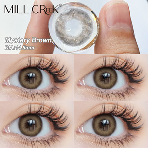 Lenti a Contatto Morbide Marroni OEM Haipurecon, Effetto Naturale, Materiale HEMA, 40% di Contenuto d'Acqua, Colori e Loghi Personalizzati, Vendita all'Ingrosso - Product Image 3