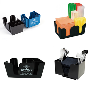 Barra de madera de plástico para bebidas, de acero inoxidable 3/6 accesorio personalizado, con logotipo, negro, plata, verde, azul y rojo - Product Image 5