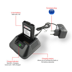 Premium TechSide TS-T9+5 Tri-Power 8 W Dual-Band VHF/UHF Preinstalled Channels Compatible Midland PMR446 LPD China - Product Image 5
